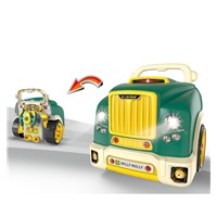 Realistic model of the front of the car with an opening hood Milly Mally N-GINE green
