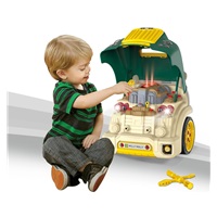 Realistic model of the front of the car with an opening hood Milly Mally N-GINE green