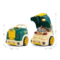 Realistic model of the front of the car with an opening hood Milly Mally N-GINE green