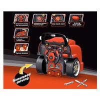 Realistic model of the front of the car with an opening hood Milly Mally N-GINE red