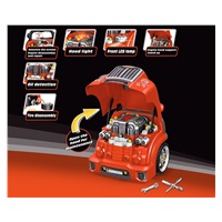 Realistic model of the front of the car with an opening hood Milly Mally N-GINE red