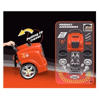 Realistic model of the front of the car with an opening hood Milly Mally N-GINE red