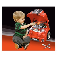 Realistic model of the front of the car with an opening hood Milly Mally N-GINE red