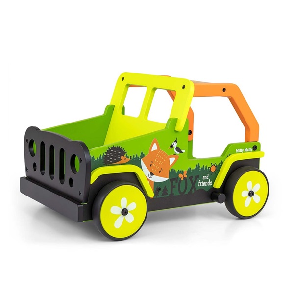 Wooden walker Viga Explorer Fox and Friends