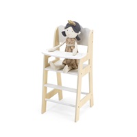 Wooden dining chair for dolls Viga