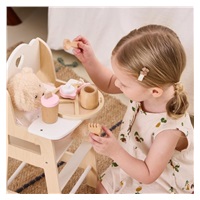 Wooden dining chair for dolls Viga