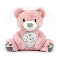 Plush teddy bear with projector Milly Mally Bear pink