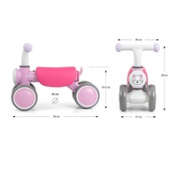 Children‘s balance bike Milly Mally York pink