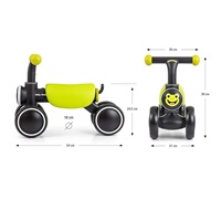 Children‘s balance bike Milly Mally York green
