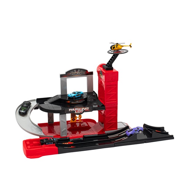 Baby Mix Garage with Helicopter for Kids (Damaged package)