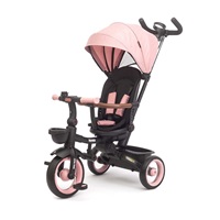 Luxury children‘s tricycle with lighting Milly Mally Twinkle pink