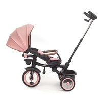 Luxury children‘s tricycle with lighting Milly Mally Twinkle pink