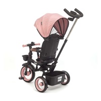Luxury children‘s tricycle with lighting Milly Mally Twinkle pink