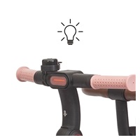 Luxury children‘s tricycle with lighting Milly Mally Twinkle pink