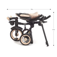 Luxury children‘s tricycle with lighting Milly Mally Twinkle pink