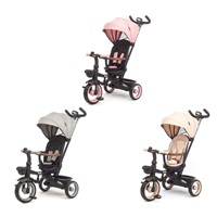 Luxury children‘s tricycle with lighting Milly Mally Twinkle pink