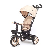 Luxury children‘s tricycle with lighting Milly Mally Twinkle beige