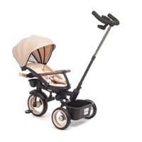 Luxury children‘s tricycle with lighting Milly Mally Twinkle beige