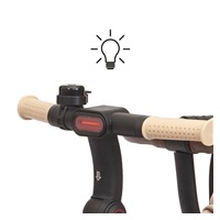 Luxury children‘s tricycle with lighting Milly Mally Twinkle beige