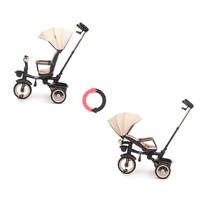 Luxury children‘s tricycle with lighting Milly Mally Twinkle beige