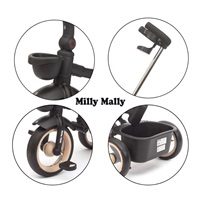 Luxury children‘s tricycle with lighting Milly Mally Twinkle beige