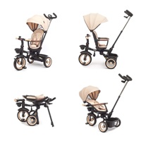 Luxury children‘s tricycle with lighting Milly Mally Twinkle beige