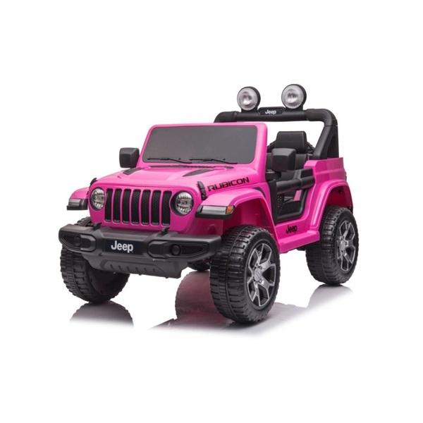 Baby Mix Jeep Wrangler Rubicon pink battery vehicle (Damaged package)