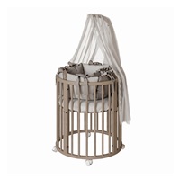 Children‘s growing 3-in-1 oval cot + mattress New Baby cashmere color