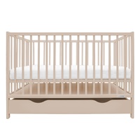 Baby cot with drawer New Baby BASIC cashmere color