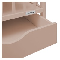 Baby cot with drawer New Baby BASIC cashmere color