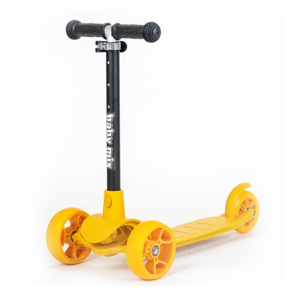 Baby scooter Baby Mix Prime yellow (Damaged package)