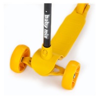 Baby scooter Baby Mix Prime yellow (Damaged package)