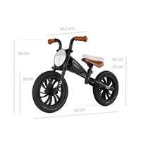 Qplay Feduro children‘s balance Bike black