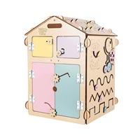 Activity Board Montessori House LED Baby Mix pastel