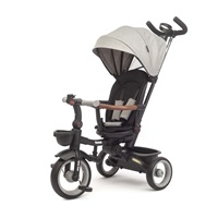 Luxury children‘s tricycle with lighting Milly Mally Twinkle grey(UNPACKED)