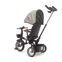 Luxury children‘s tricycle with lighting Milly Mally Twinkle grey(UNPACKED)