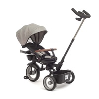 Luxury children‘s tricycle with lighting Milly Mally Twinkle grey(UNPACKED)