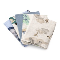 Cotton nappies with print NEW BABY 60x80 cm STANDARD BOY 5 pcs