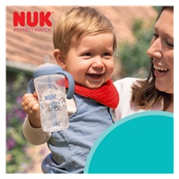 NUK Perfect Match training baby bottle with straw PENGUIN 150 ml