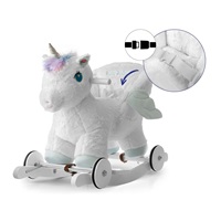 Rocking horse with melody and wheels Milly Mally Polly Unicorn