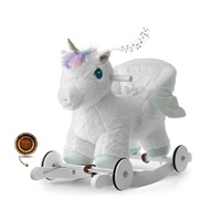 Rocking horse with melody and wheels Milly Mally Polly Unicorn