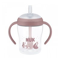 NUK Perfect Match training baby bottle with straw BEAR 150 ml