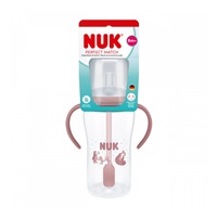 NUK Perfect Match training baby bottle with straw BEAR 260 ml