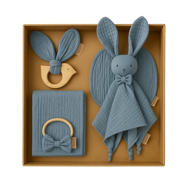 Muslin Gift Set for Babies New Baby Grey