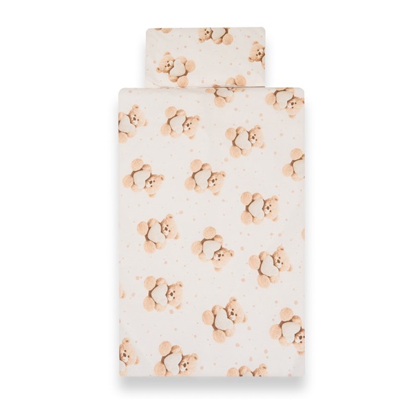 2-piece bedding New Baby Love Teddy Bear 90/120 cm beige