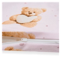 2-piece bedding New Baby Love Teddy Bear 90/120 cm pink