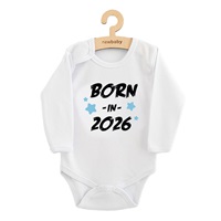 Children‘s printed body New Baby BORN IN 2026 blue