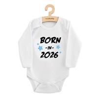 Children‘s printed body New Baby BORN IN 2026 blue
