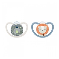 NUK Soother Perfect Match Air Night FIREFLY/LION 0-6m 2pc