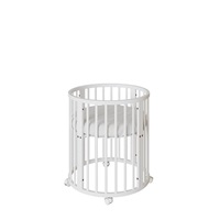 Children‘s growing 3-in-1 oval cot + mattress New Baby white